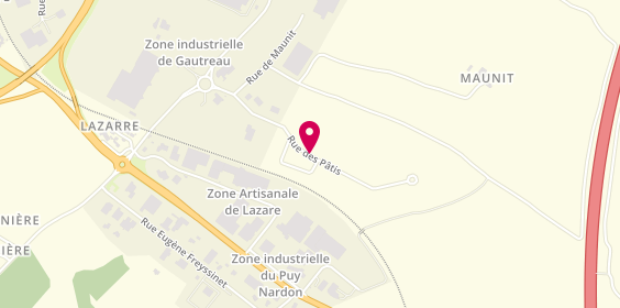 Plan de Ets Limousin, 290 Rue des Patis Zone Artisanale Maunit 2, 85290 Mortagne-sur-Sèvre