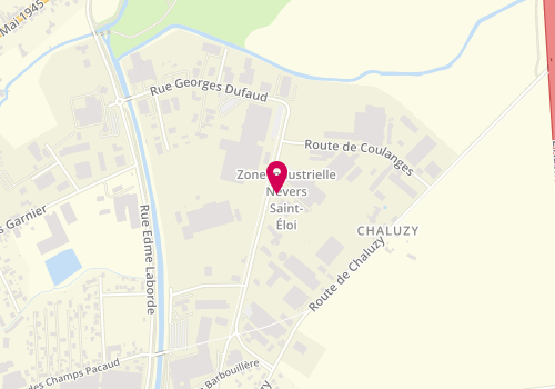 Plan de E.P.N, 13 Route Zone Industrielle, 58000 Saint-Éloi