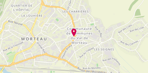 Plan de L'Atelier du Chauffage, 8 Ter avenue Charles de Gaulle, 25500 Morteau
