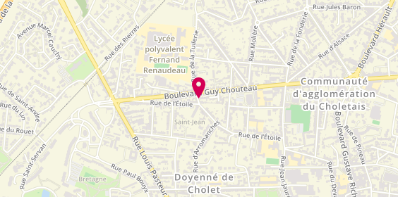 Plan de Depann'Express, 2 Rue de la Tuilerie, 49300 Cholet