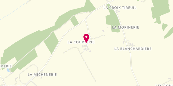 Plan de ADNT Charbonnier, 4 la Courtrie, 37240 La Chapelle-Blanche-Saint-Martin