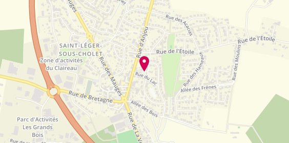 Plan de EIRL Gandon Hervé, 31 Rue Cesbron Lavau, 49280 Saint-Léger-sous-Cholet