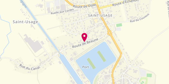 Plan de Laurent Buret, 34 Route de Beaune, 21170 Saint-Usage