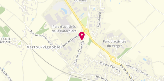Plan de Act'yves Plomberie Chauffage, 19 Bis Rue des Courtils, 44690 La Haie-Fouassière