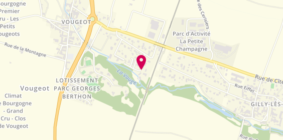 Plan de Berland Plomberie Chauffage, 9 Impasse Petite Champagne, 21640 Gilly-lès-Cîteaux
