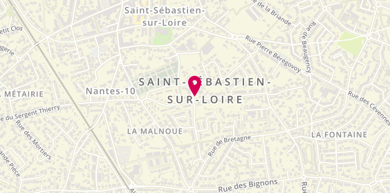 Plan de SARL Rival, 19 Rue des Chataigniers, 44230 Saint-Sébastien-sur-Loire