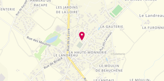 Plan de MF Plomberie, 1 Rue des Albizzias, 44430 Le Landreau