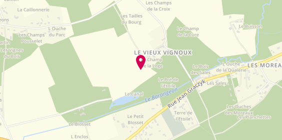 Plan de Centre Chauffage Plomberie, 84 Rue Jean Graczyk, 18500 Vignoux-sur-Barangeon