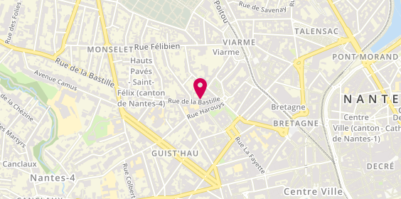 Plan de Arnaud Artisans, 8 Rue de la Bastille, 44000 Nantes