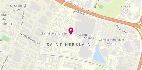 Plan de Ragueneau Sanitaire, 6 Rue des Compagnons, 44800 Saint-Herblain