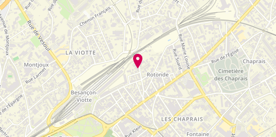 Plan de ABC Tous Travaux, 21 Rue Chasnot, 25000 Besançon