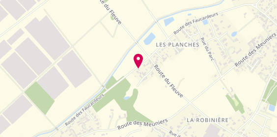 Plan de Agts Plomberie Chauffage, 55 Route des Faucardeurs, 44450 Saint-Julien-de-Concelles