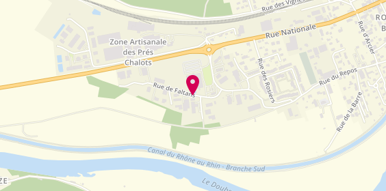Plan de Chêne Dépannage CHENE PIERRE, 5 Rue Faltans, 25220 Roche-lez-Beaupré