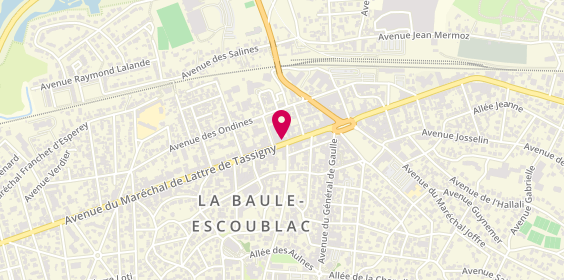 Plan de Le Thiec, 283 avenue du Maréchal de Lattre de Tassigny, 44500 La Baule-Escoublac