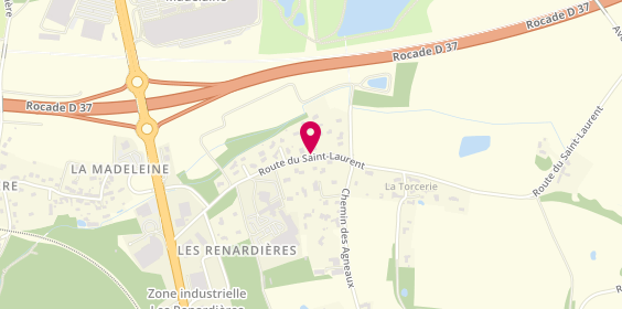 Plan de J.A.C Plomberie Chauffage, 21 Route Saint Laurent, 37170 Chambray-lès-Tours