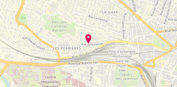 Plan de V.I.C Plomberie - Victor Installateur C, 22 Rue de Bellevue, 21000 Dijon