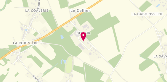 Plan de Evintech, Zone d'Activités de Bel Air Rue des Gautronnières, 44850 Le Cellier