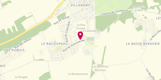 Plan de CHARRIER Alain, 6 Rue Joumeraie, 37510 Villandry