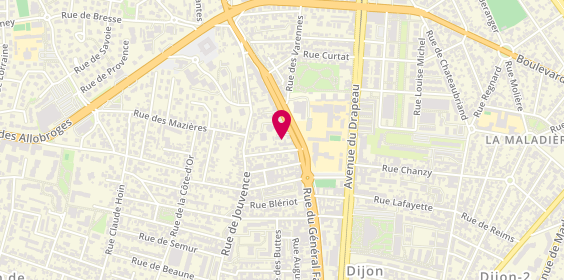 Plan de Dornier Stéphane, 95 Bis Rue General Fauconnet, 21000 Dijon