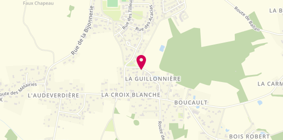 Plan de Delalande Plomberie, 17 Route de la Guillonnière, 37510 Savonnières
