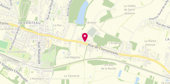 Plan de Dimitry Rivière, 51 Rue de Chenonceaux, 37150 La Croix-en-Touraine