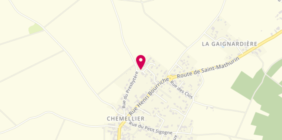 Plan de Sorin Plomberie-Chauffage, 12 Rue Croix Moron, 49320 Chemellier