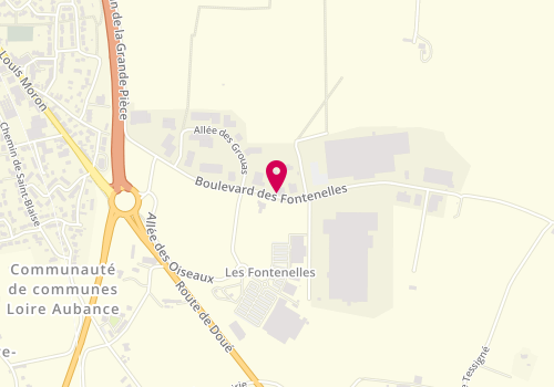 Plan de EURL Blanchard Jacques, 12 Boulevard des Fontenelles, 49320 Brissac Loire Aubance