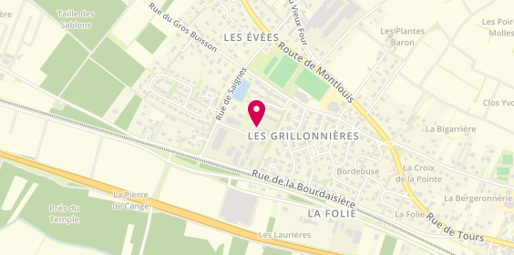 Plan de Boisaubert Plombier, 12 Rue des Artisans, 37270 Saint-Martin-le-Beau