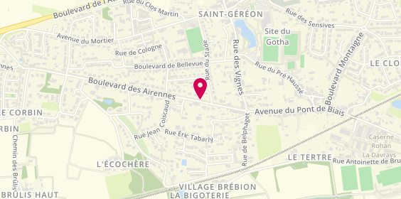 Plan de Rgcs, 178 Boulevard Airennes, 44150 Saint-Géréon