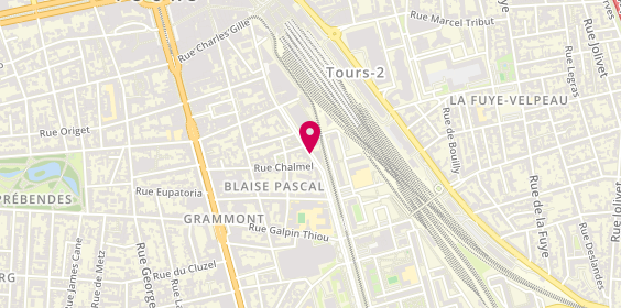 Plan de MIGEON Ludovic, 78 Rue Blaise Pascal, 37000 Tours