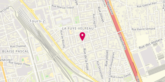 Plan de Saniconfort, 121 Rue de la Fuye, 37000 Tours
