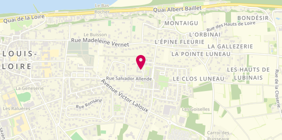 Plan de Dds Plomberie Chauffage, 40 Rue André Malraux, 37270 Montlouis-sur-Loire