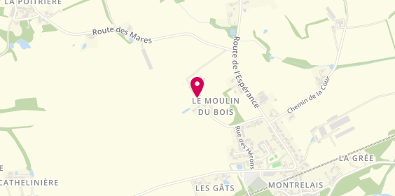 Plan de Gaudin Plomberie, 364 chemin du Moulin du Bois, 44370 Montrelais