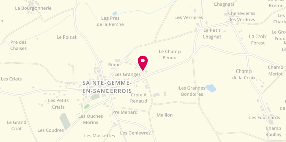 Plan de Entreprise Planson Adrien, 11 Route des Granges, 18240 Sainte-Gemme-en-Sancerrois