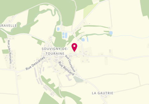 Plan de Guillard Sébastien, 17 Bis Rue Nationale, 37530 Souvigny-de-Touraine