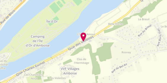 Plan de Allut & Associes, 10 Quai Violettes, 37400 Amboise