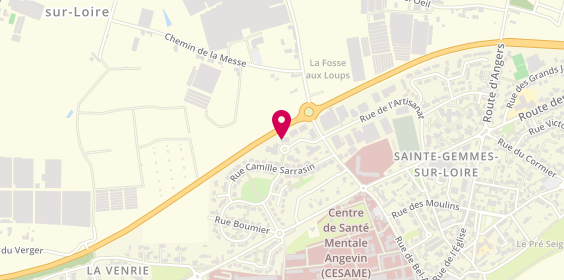 Plan de Abc Plomberie, 14 Rue des Métiers, 49130 Sainte-Gemmes-sur-Loire
