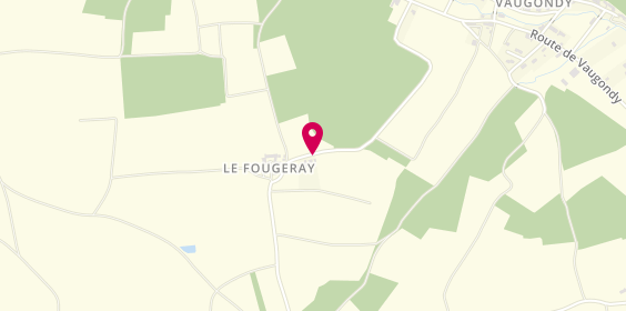 Plan de A l'Eau Plomberie, 4 le Fougeray, 37210 Vernou-sur-Brenne