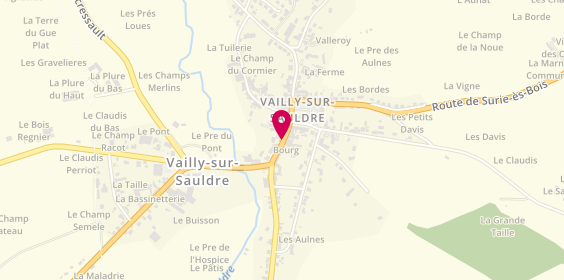 Plan de ETS Bonjour, 11 Grande Rue, 18260 Vailly-sur-Sauldre
