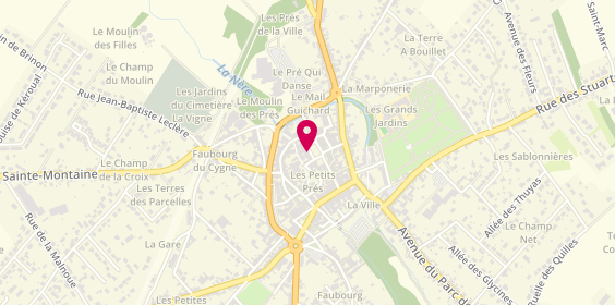Plan de Centre Chauffage Plomberie, 6 Place Adrien Arnoux, 18700 Aubigny-sur-Nère