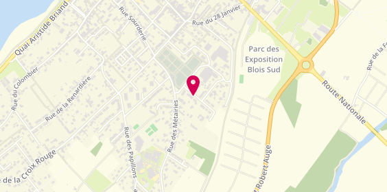 Plan de Rive Gauche Plomberie Chauffage, Blois Vienne 11 Rue Paul Gatelier, 41000 Blois