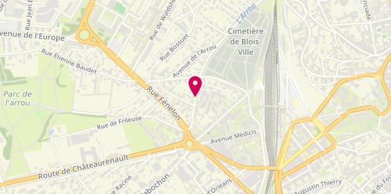 Plan de Escaille Lilyan, 14 Rue Pierre de Ronsard, 41000 Blois