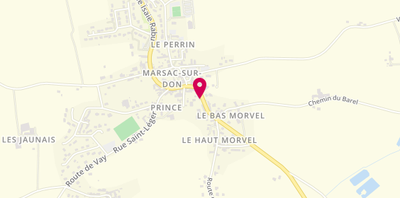 Plan de ETS Drouaud, 13 Rue Jean Mermoz, 44170 Marsac-sur-Don