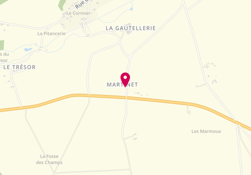 Plan de SARL Bailleu, 3 Martinet, 37110 Saunay