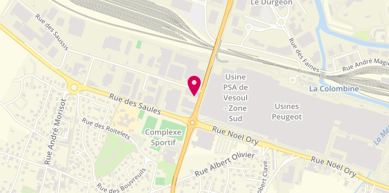 Plan de Service Chauffage Ludwig, 1 Rue des Saules, 70000 Noidans-lès-Vesoul