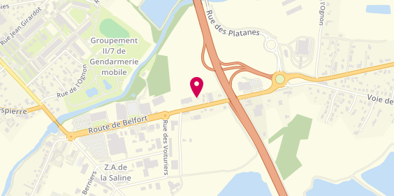Plan de Ets CUNAT Damien, 15 Route de Belfort, 70200 Lure
