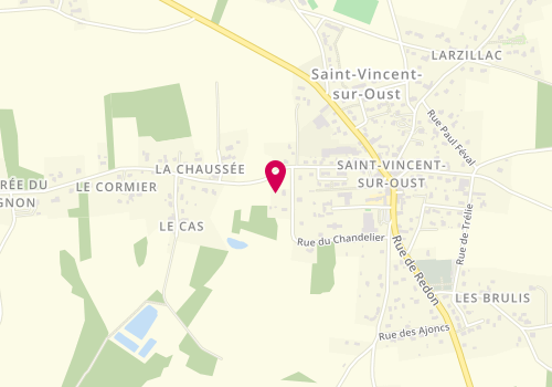 Plan de EURL Denoual Marc, 6 Rue de l'Abbé Monneraye, 56350 Saint-Vincent-sur-Oust
