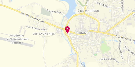 Plan de Bellanger Electricité Plomberie Chauffag, 3 Boulevard d'Ancenis, 49420 Ombrée d'Anjou