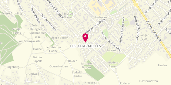 Plan de Tschudy Gérald : Chauffage, Climatisation, Sanitaire, 8 All. Des Charmilles, 68800 Thann