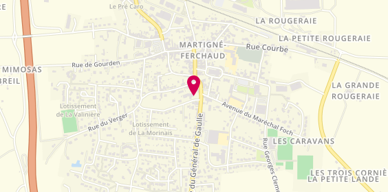 Plan de Avenco-Elec, 17 Rue du Dr le Frêche, 35640 Martigné-Ferchaud